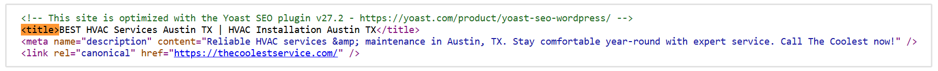 Judul tag dalam HTML